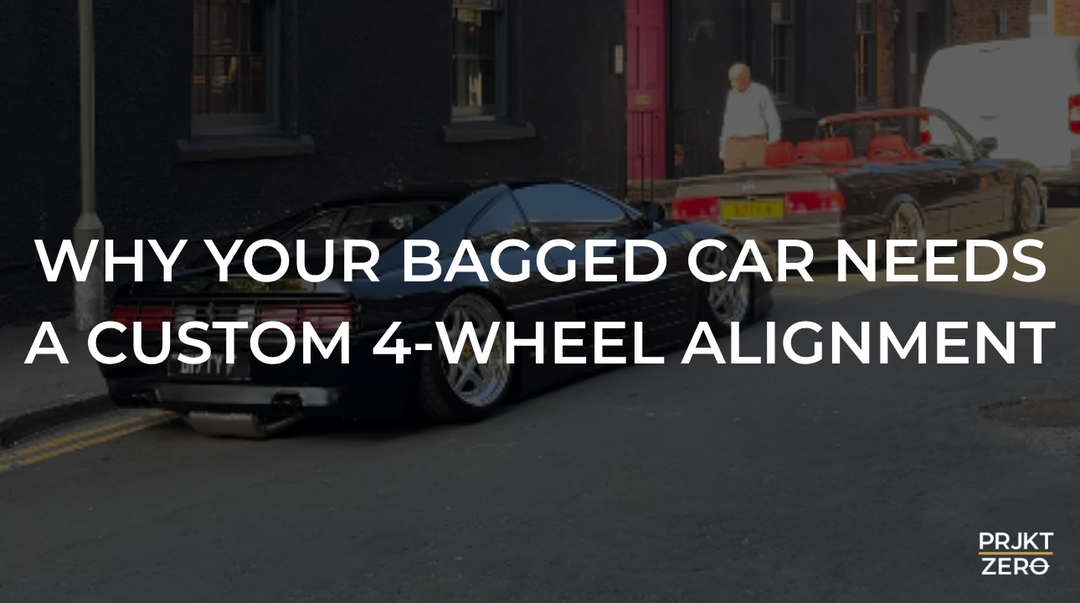 Why Your Bagged Car Needs a Custom 4 Wheel Alignment