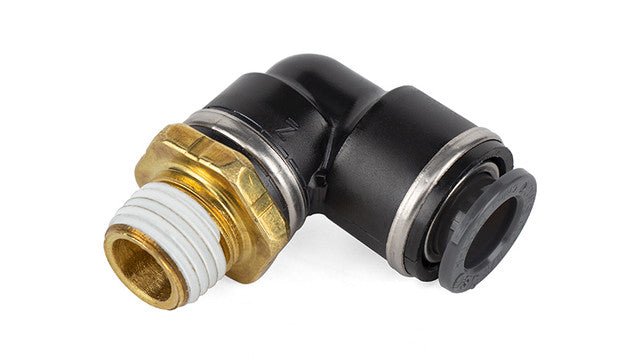 Elbow Male - 1/4" MNPT x 3/8" PTC - DOT - SMC 