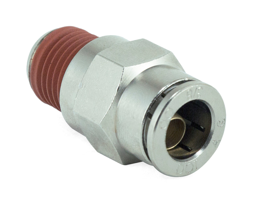Straight Male - 1/4" MNPT x 3/8" PTC - DOT - SMC 