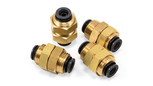 Bulkhead Union - 3/8" PTC x 3/8" PTC - DOT - SMC 