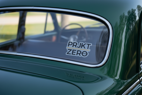 PRJKT ZERO Logo – Transparent Vinyl Sticker