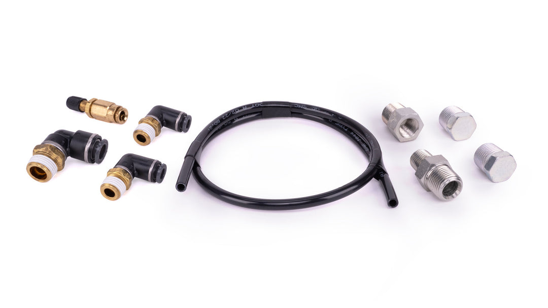 Fitting pack for 5 Gallon aluminum tank (11956 or 12956) for 1/4" and 3/8" lines and 3P/3H