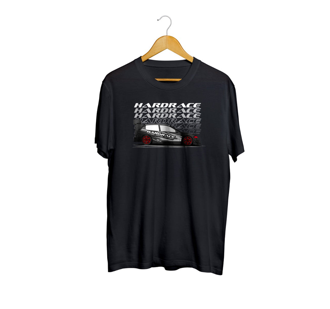 Merchandise — Hardrace Black Car T-Shirt (XL)