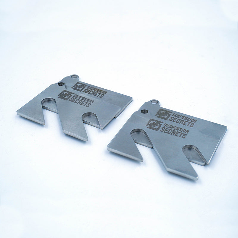 Suspension Secrets Front &amp; Rear Camber Shim Kit - Porsche 718 Spyder RS